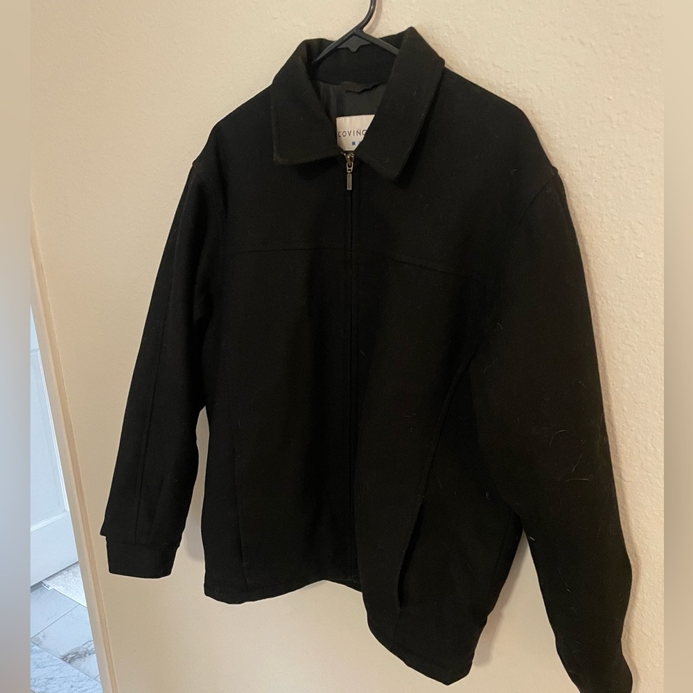 Black Covington Wool Coat - Dress Jacket